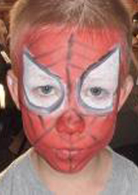 Spider Man Face painting