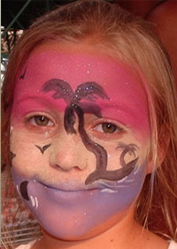 Tropical Face painting